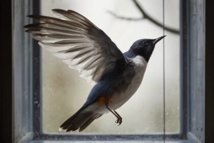 Bird keeps flying into window spiritual meaning